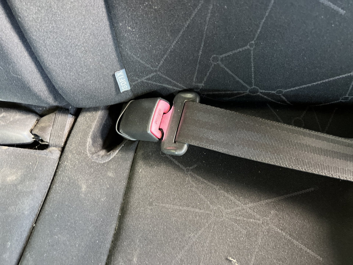 2009 Toyota Corolla JTNKU56E00109575 - Left Rear Seat Belt Stalk PN: