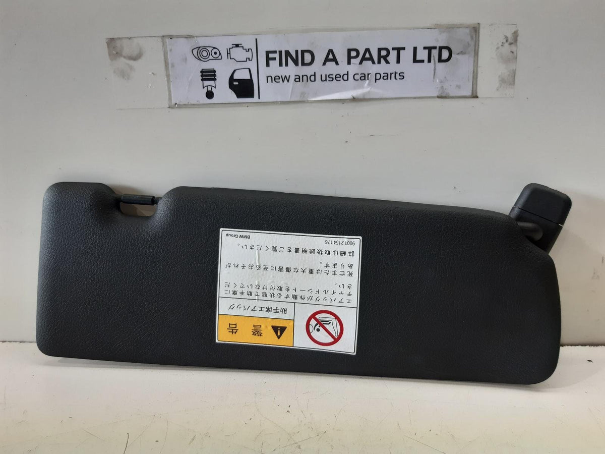 2013 BMW 1 SERIES - Sun Visor - F20, HATCH, LH SIDE, 06/11-04/19