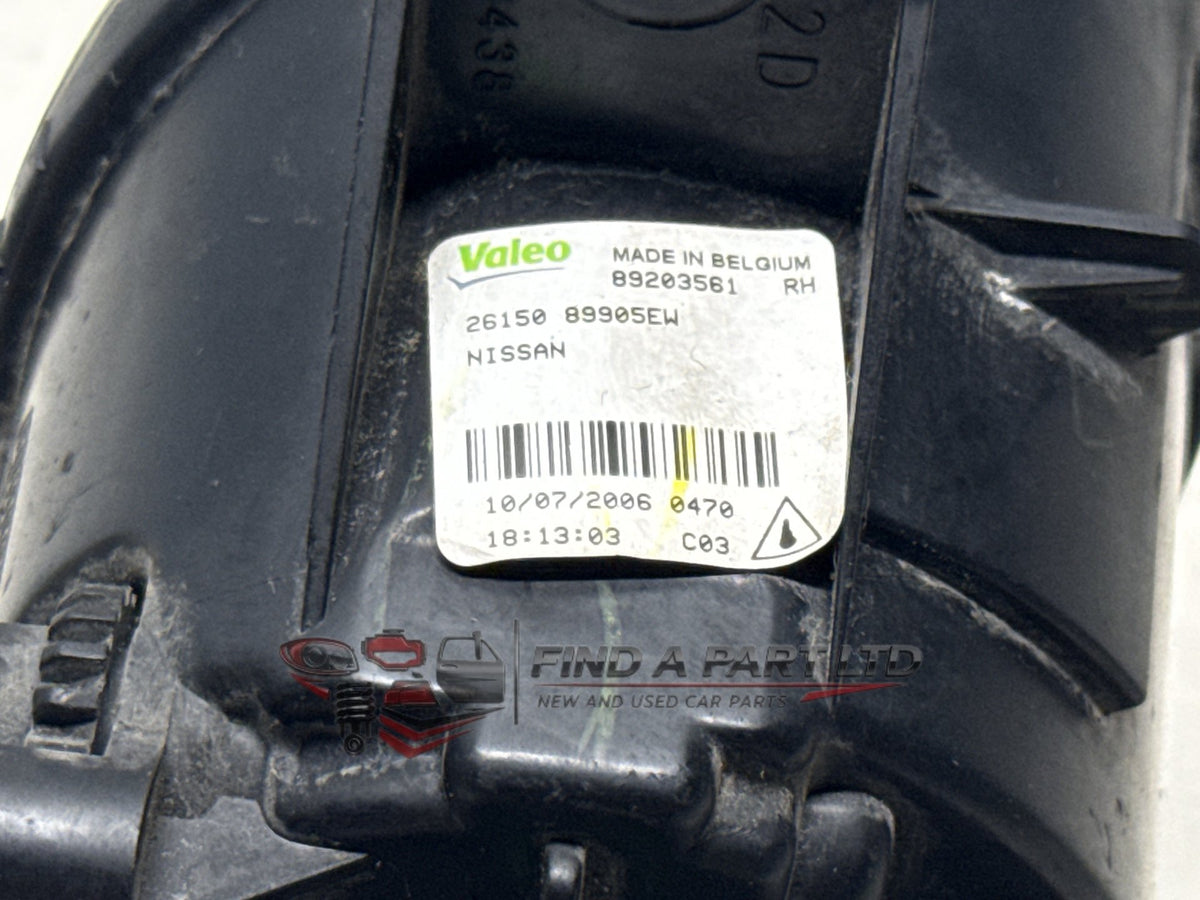 2006 Nissan X-Trail T30 - Right Fog Light PN: 26150 89905EW