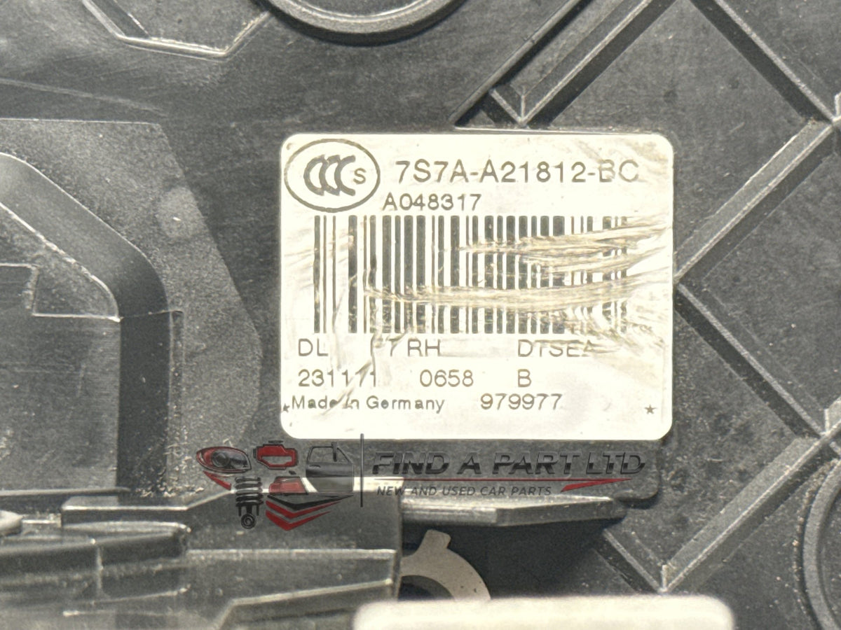 2013 Ford Mondeo MK4 - Right Front Lock Mechanism PN: 7S7A-A21812-BC