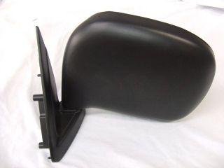 Nov 1989 to Dec 2004 - Toyota Hiace RZH10# - Left Door Mirror - Manual Adjust, Black, Lh