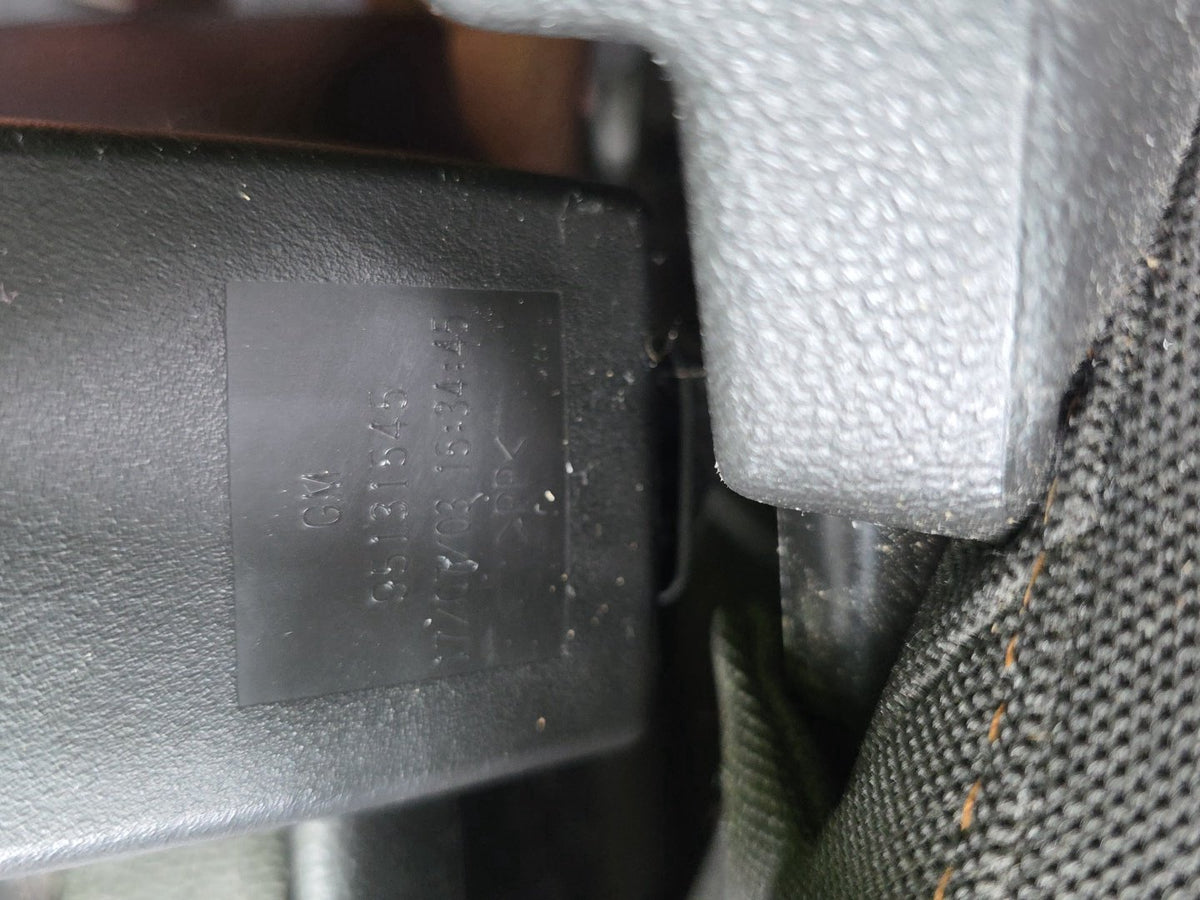 2017 Holden Trax TJ MY17 - Left Front Seat Belt Stalk PN: