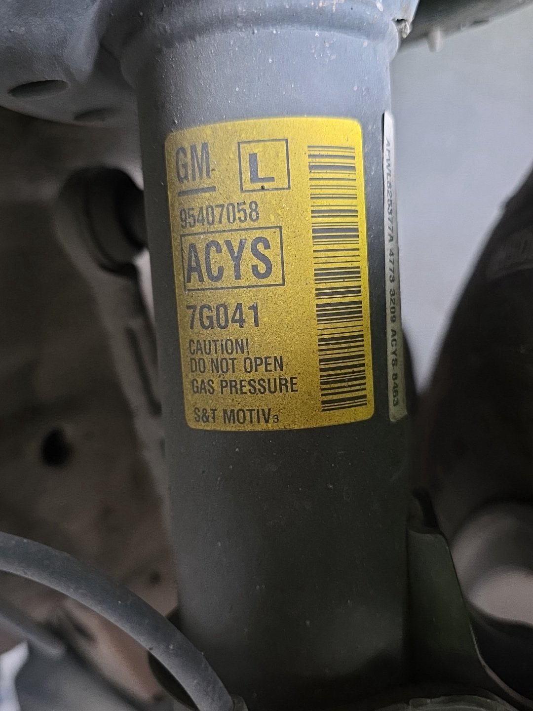 2017 Holden Trax TJ MY17 - Left Front Shock Absorber PN: