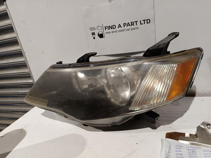 Jun 2004 to Sep 2006 - Mitsubishi Outlander ZF - Left Headlight - Chrome Insert