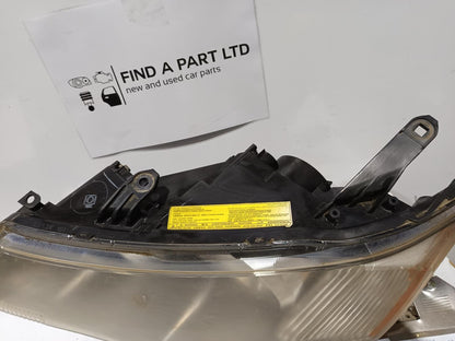 Jun 2004 to Sep 2006 - Mitsubishi Outlander ZF - Left Headlight - Chrome Insert