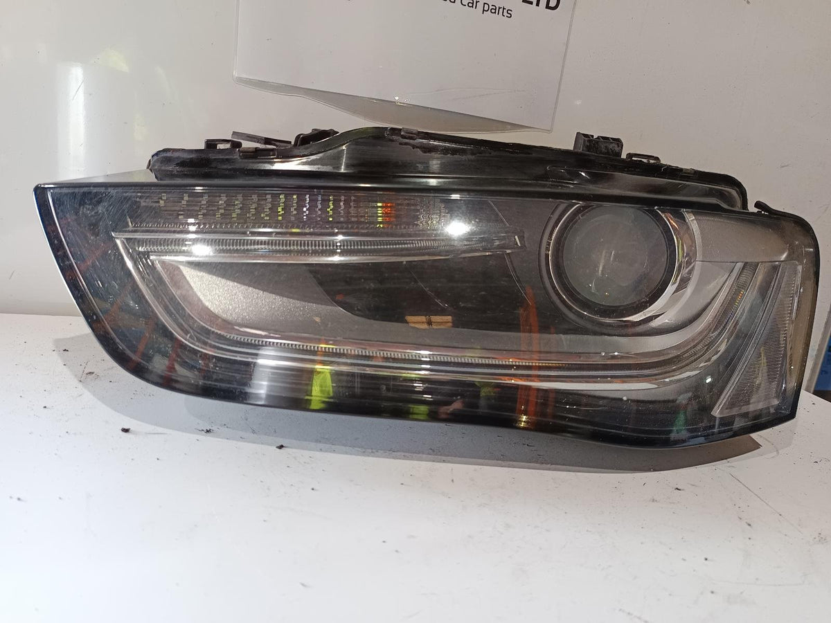 Jul 2012 to Jan 2016 - Audi A4 B8 8K - Left Headlight - Xenon-Adaptive Type