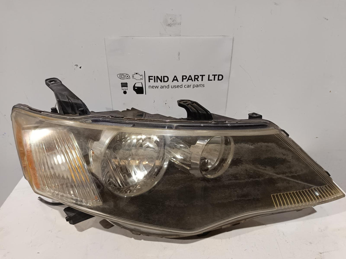 Nov 2006 to Aug 2007 - Mitsubishi Outlander ZG - Right Headlight - Standard Type