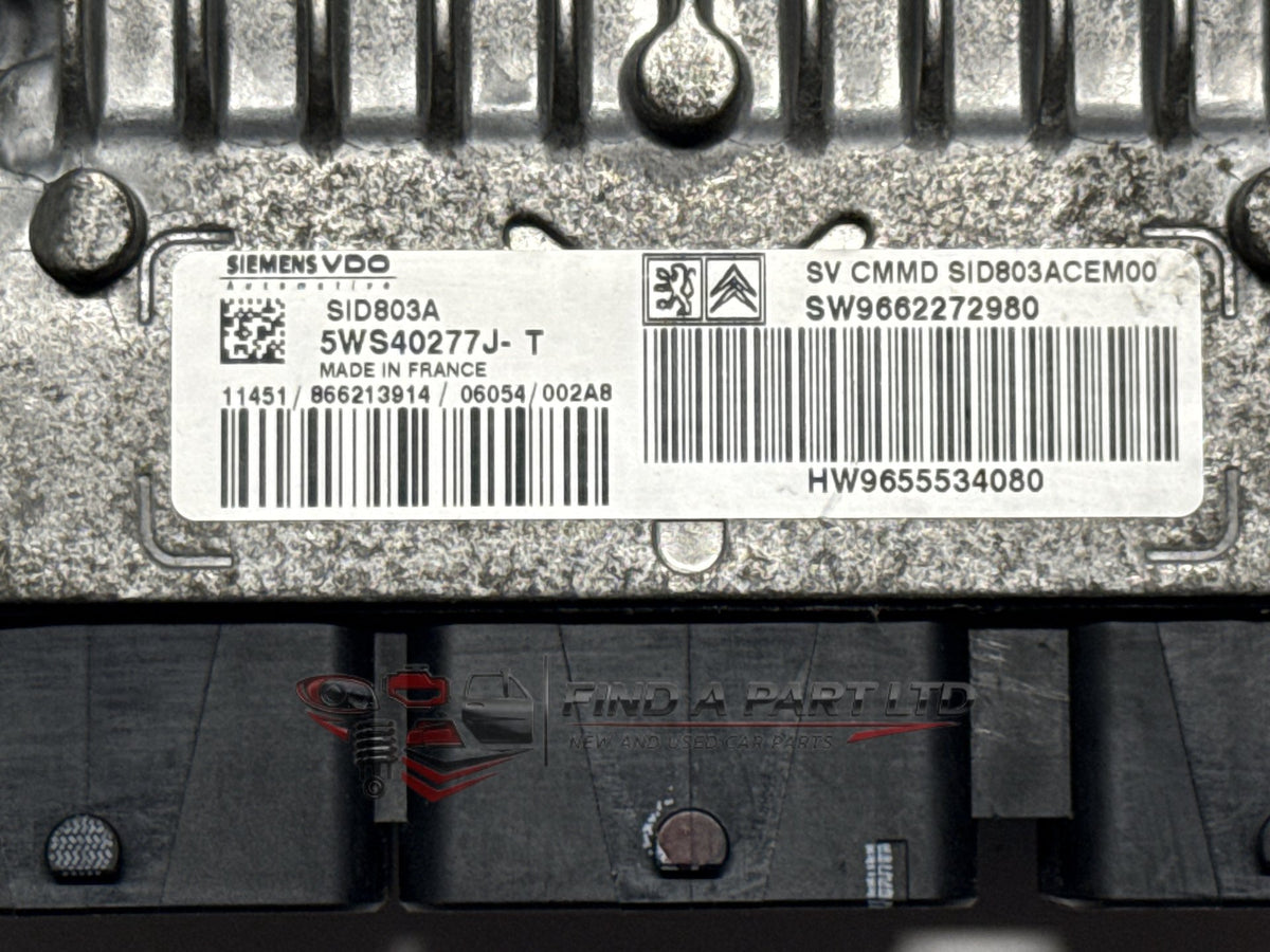 2008 Citroen C4 LC - ECU PN: 5WS40277J- T