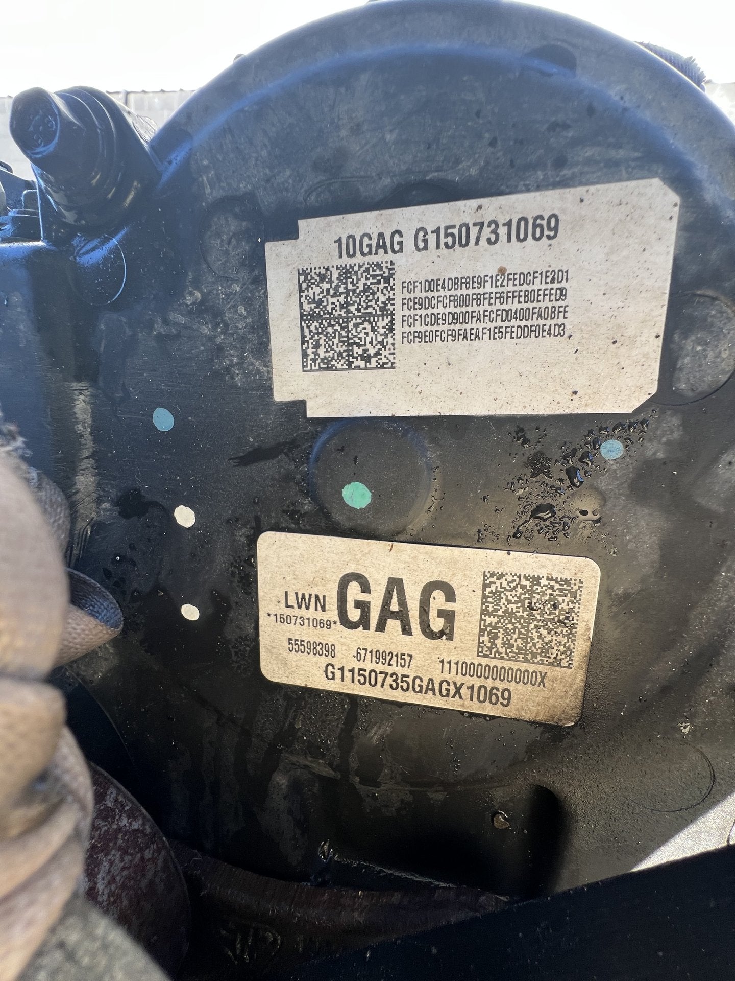 2012-2019 Holden Colorado- Engine PN: GAG G150731069