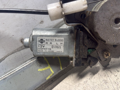 1995-2002 Nissan Primera P11 - Left Rear Window Regulator/Motor PN: