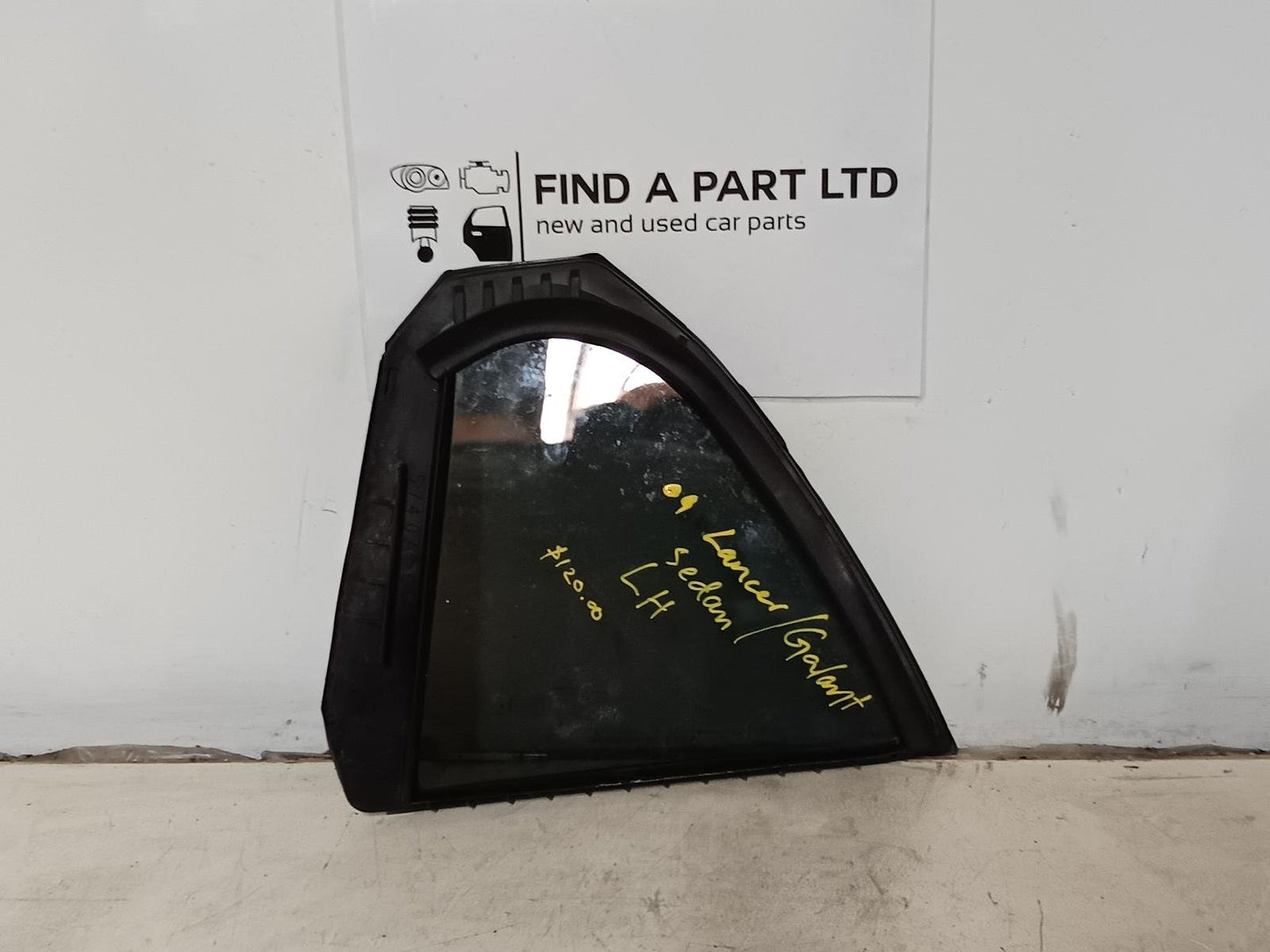 Sep 2007 to Oct 2015- Mitsubishi Lancer CJ- Left Rear Quarter Door Glass