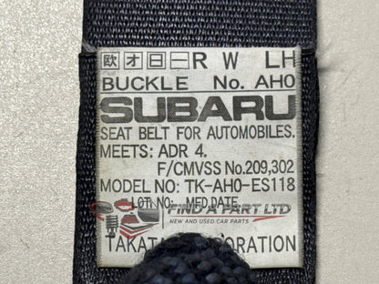 2008 Subaru Impreza GH - Left Rear Seat Belt PN: TK-AH0-ES118