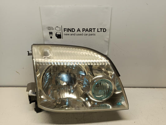 Oct 2001 to Sep 2007 - Nissan X-Trail T30 - Right Headlight - Yellow Lens Type