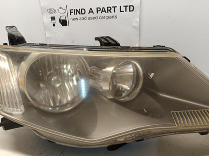 Nov 2006 to Oct 2007 - Mitsubishi Outlander ZG - Right Headlight - Xenon Type