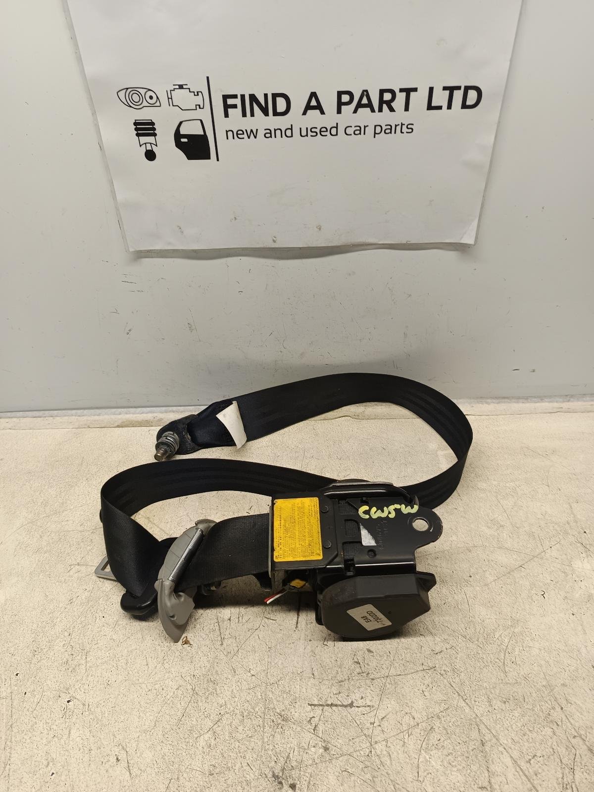 Nov 2006 to Sep 2009 - Mitsubishi Outlander ZG - Left Front Seat Belt