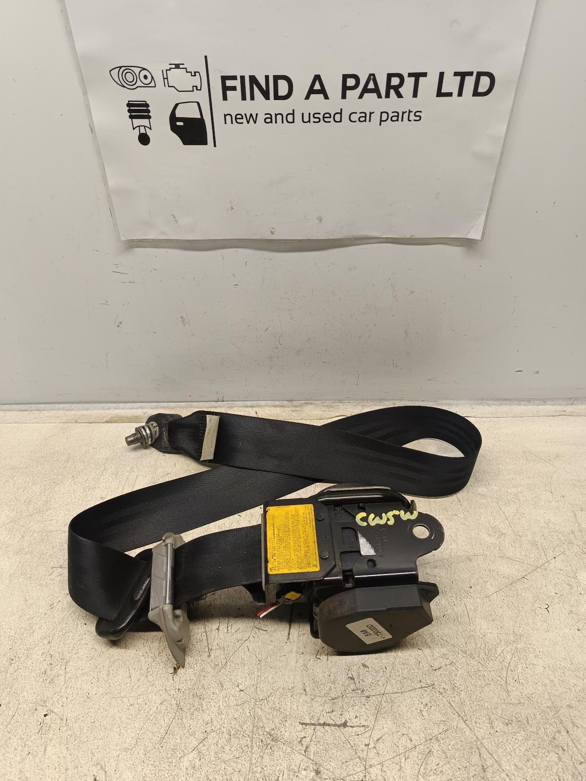 Nov 2006 to Sep 2009 - Mitsubishi Outlander ZG - Left Front Seat Belt