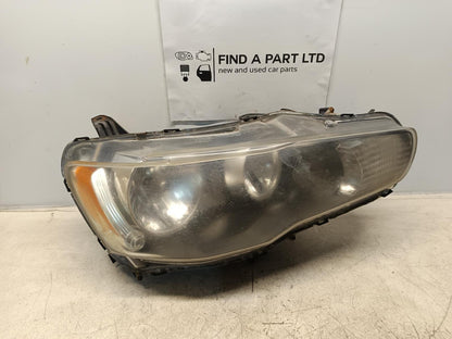 Jul 2007 to Oct 2015- Mitsubishi Lancer CJ Sedan Hatchback- Right Headlight- Halogen Type