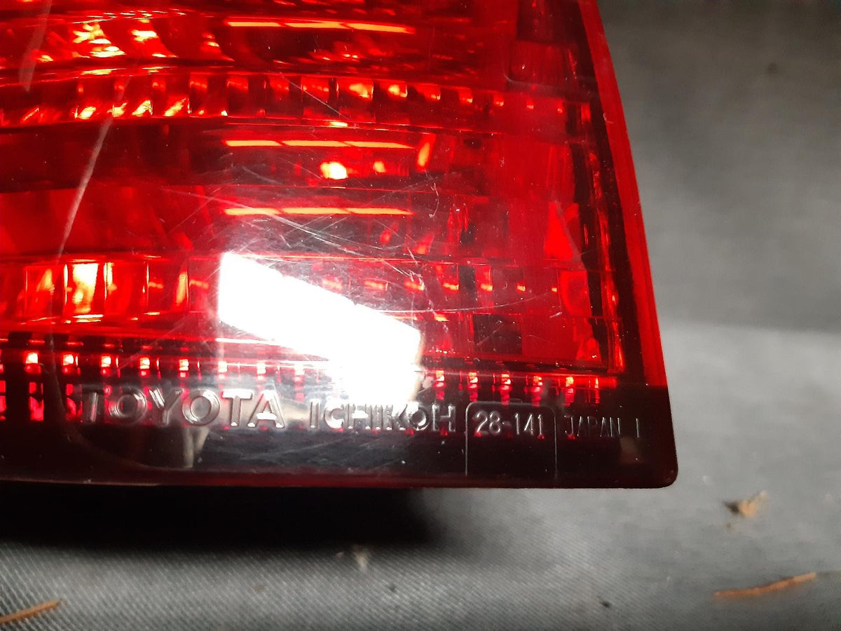 2000 to 2003 - Toyota Estima XR30 XR40 Imported - Left Taillight - Amber/Dark Red, Lens# 28-141
