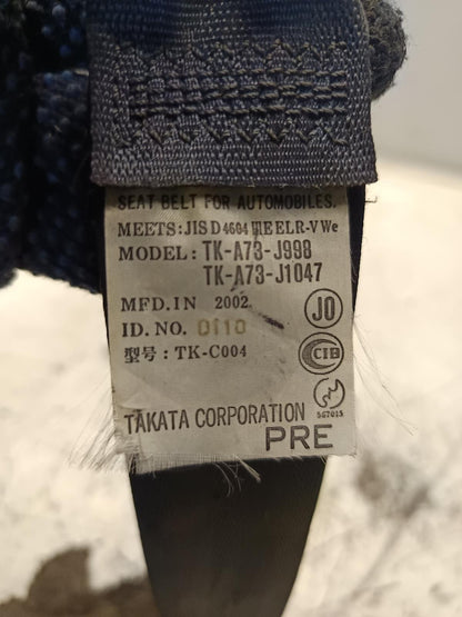 Apr 2000 to Jun 2004- Honda Odyssey RA V6 V6-L- Left Front Seat Belt- 6 Seater