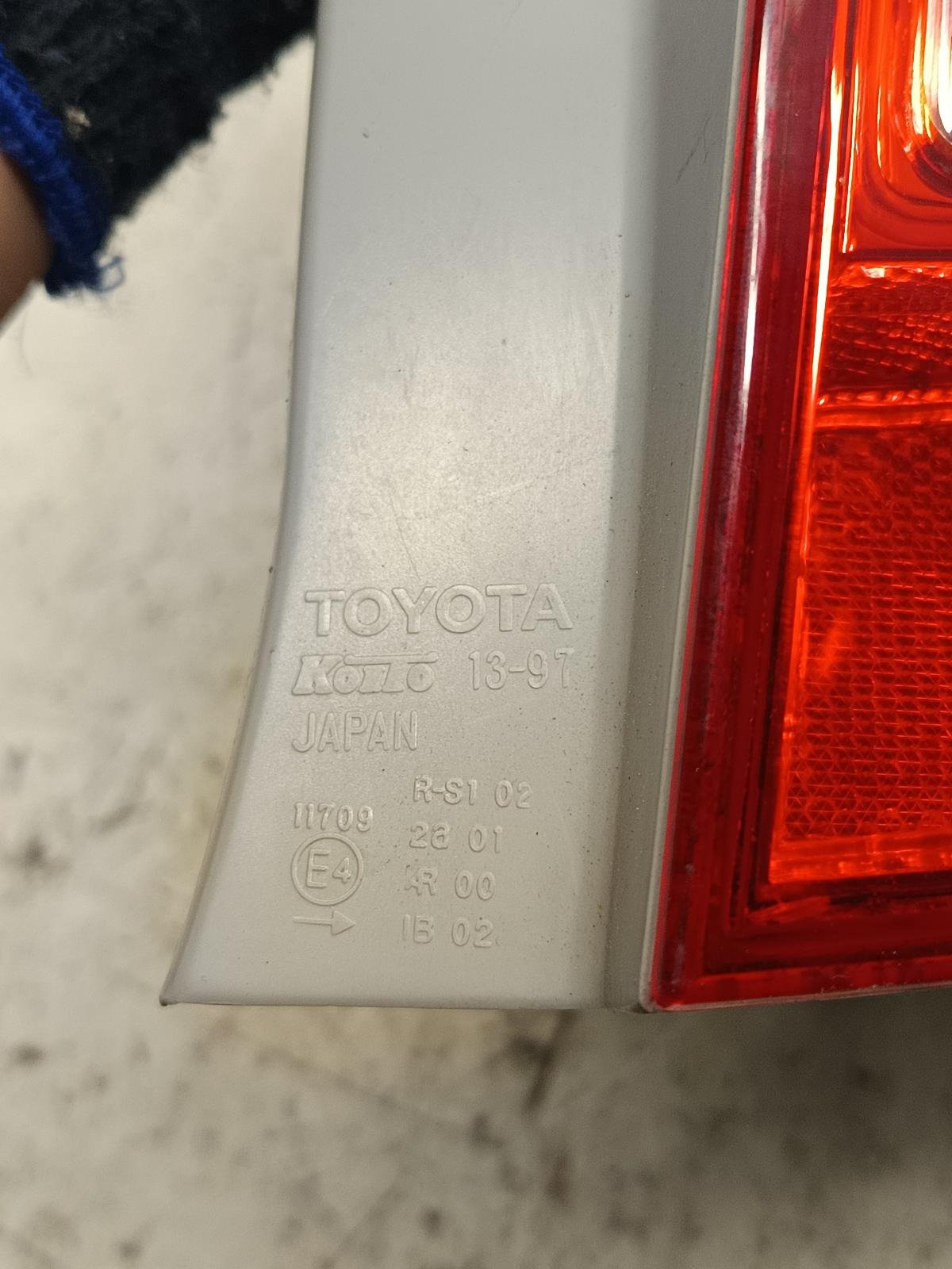 - Right Taillight PN: