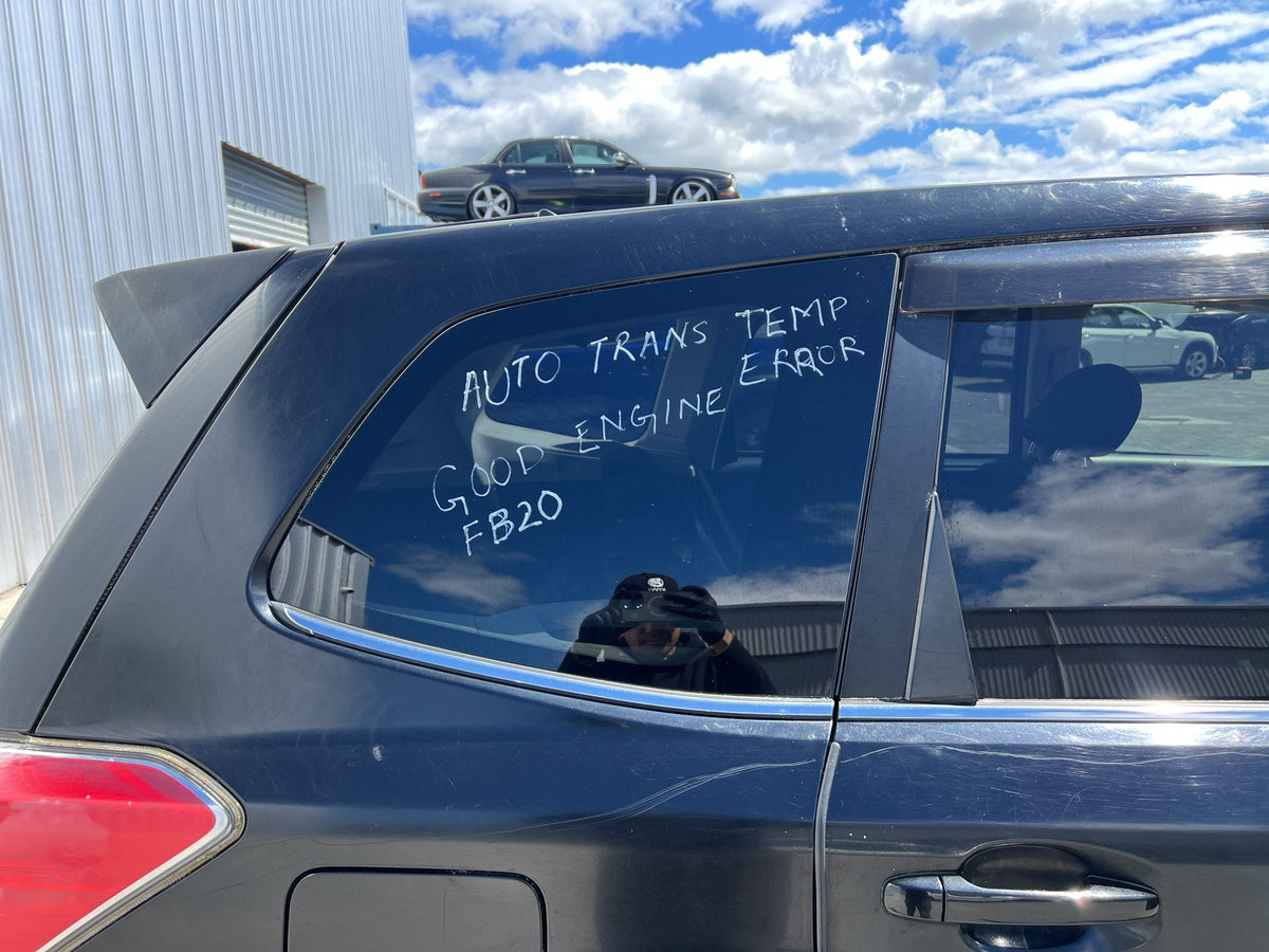 2013 Subaru Forester SJ5 - Right Rear Side Glass PN: M262