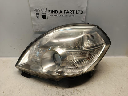 Dec 2005 to May 2009- Nissan Maxima J31- Left Headlight- Non Hid Type, Elect Adjust, Lens# 100-63848