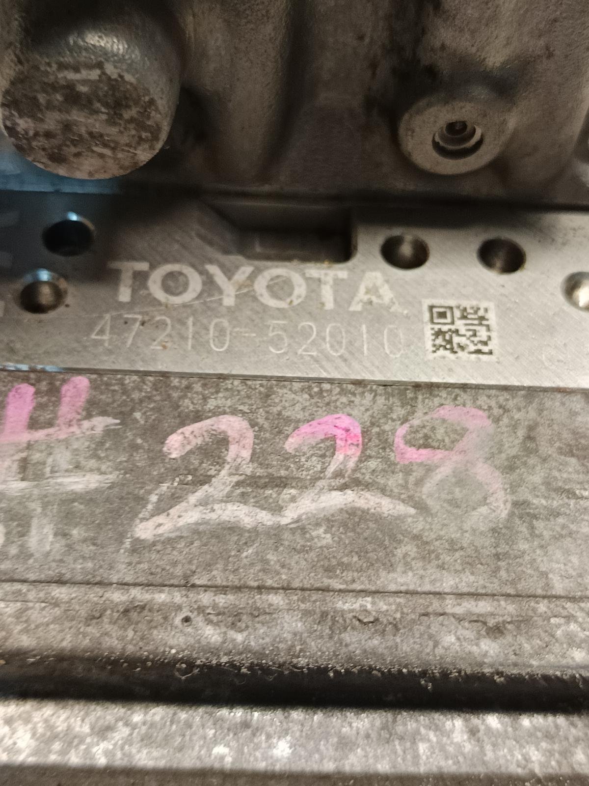 Jul 2009 to Dec 2015 - Toyota Prius Aqua - ABS Modulator Unit - Includes M/Cyl