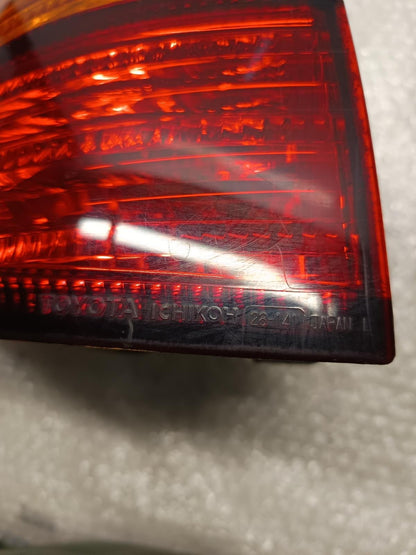 2000 to 2003 - Toyota Estima XR30 XR40 Imported - Left Taillight - Amber/Dark Red, Lens# 28-141