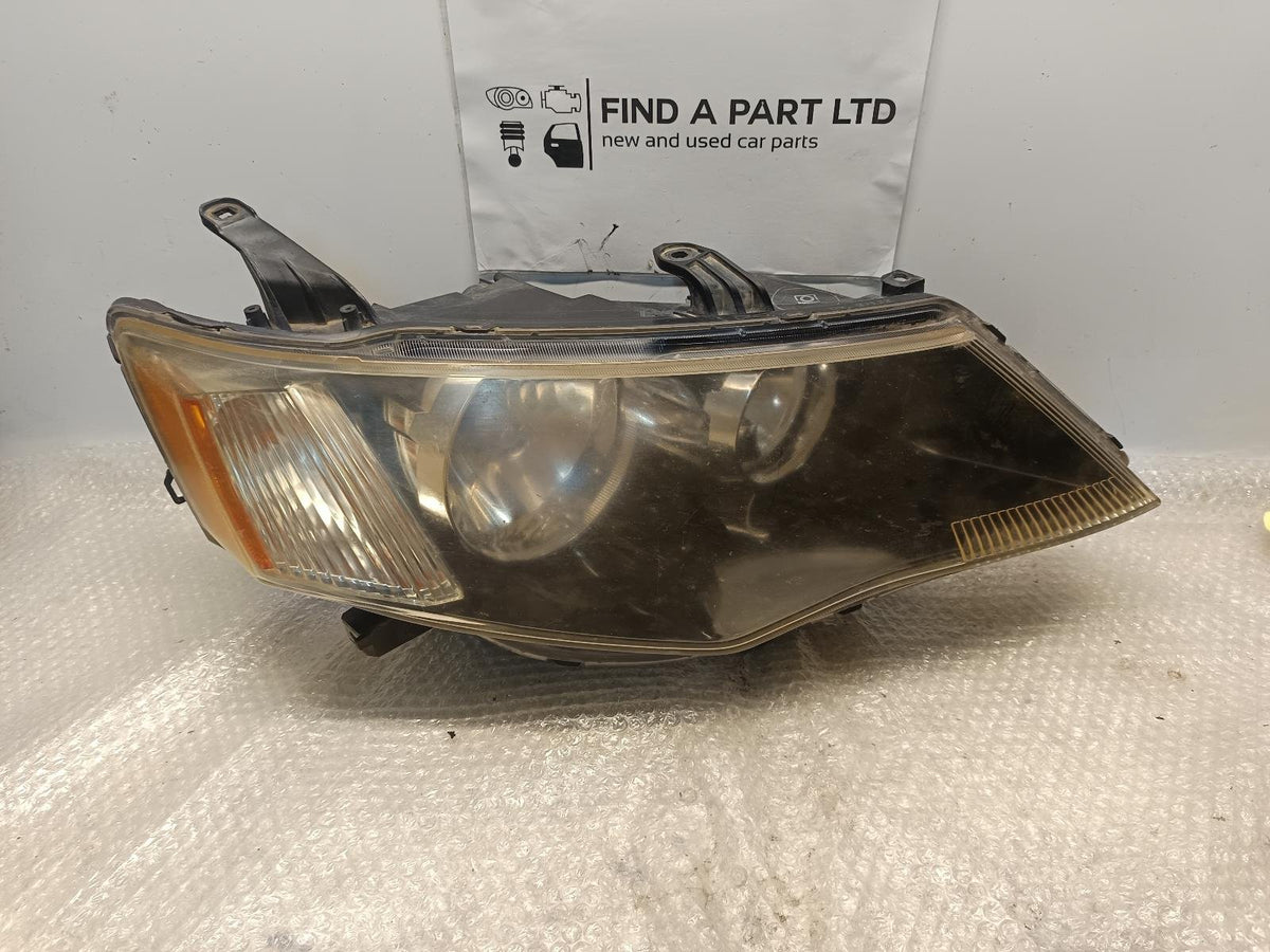 Nov 2006 to Oct 2007 - Mitsubishi Outlander ZG - Right Headlight - Xenon Type
