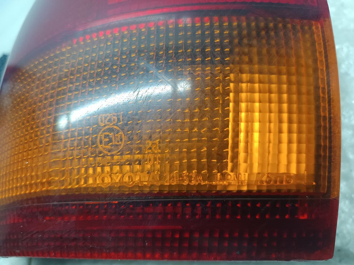 1991 to 2000 - Toyota Estima Imported - Left Taillight - Orange Lens Section, Koito Lens# 28-53