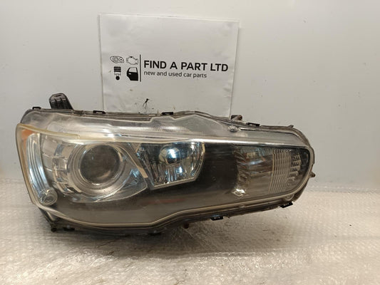 Jul 2007 to Oct 2015- Mitsubishi Lancer- Right Headlight- Evo 10, Cj, Xenon Type