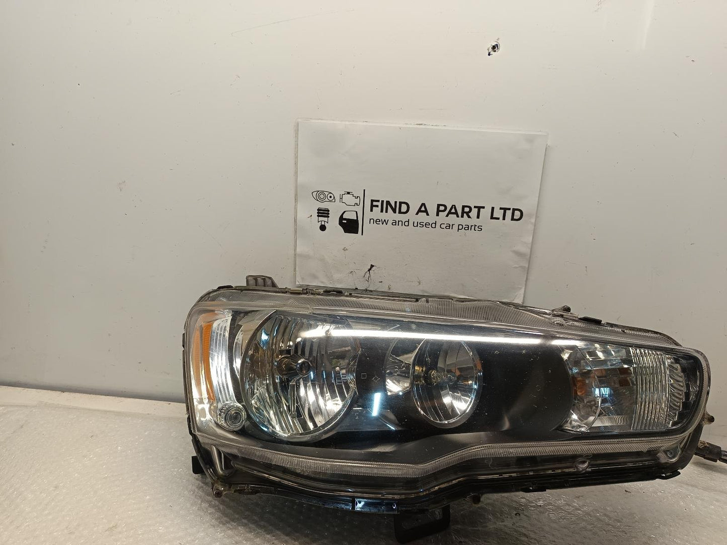 Jul 2007 to Oct 2015 - Mitsubishi Lancer CJ - Left Headlight - Evo 10, Halogen Type