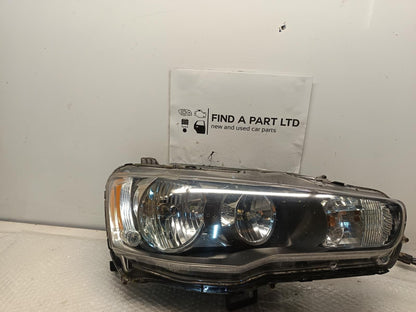 Jul 2007 to Oct 2015 - Mitsubishi Lancer CJ - Left Headlight - Evo 10, Halogen Type