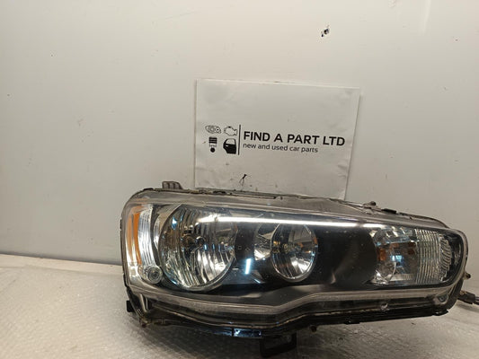 Jul 2007 to Oct 2015 - Mitsubishi Lancer CJ - Left Headlight - Evo 10, Halogen Type