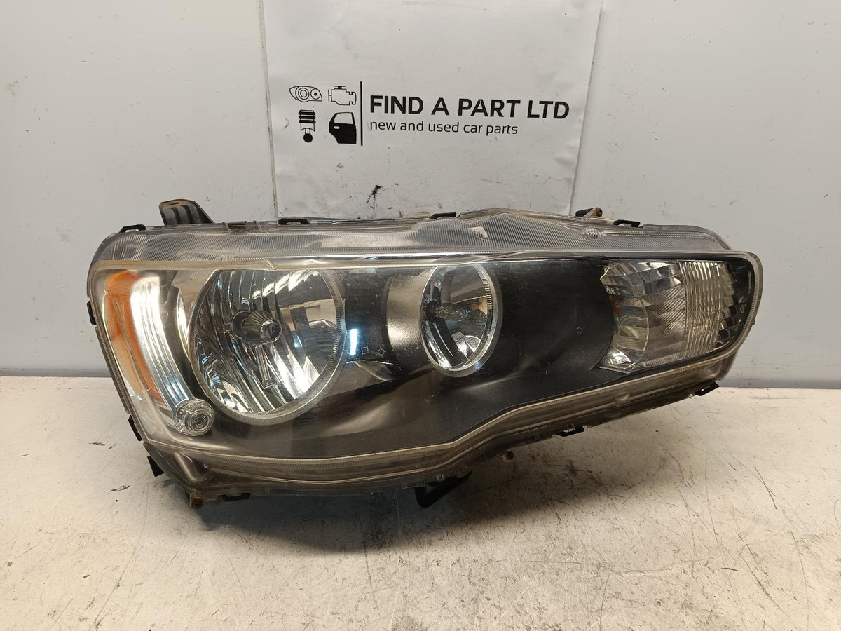 Jul 2007 to Oct 2015- Mitsubishi Lancer CJ Sedan Hatchback- Right Headlight- Halogen Type