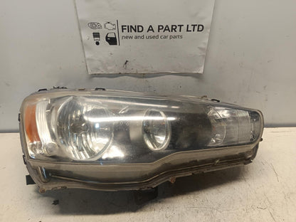 Jul 2007 to Oct 2015- Mitsubishi Lancer CJ Sedan Hatchback- Right Headlight- Halogen Type