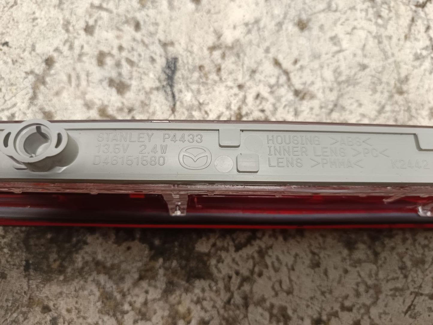 Sep 2007 to Sep 2014- Mazda Mazda2 DE1- High Level Stoplight