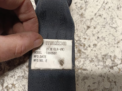 2007 Mazda Premacy CR - Left Rear 2nd Row Seat Belt PN: T89355T