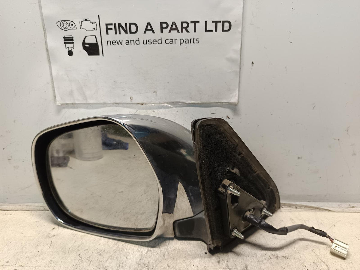 Feb 2003 to Oct 2009 - Toyota Land Cruiser Prado 120 Series - Left Door Mirror - Chrome