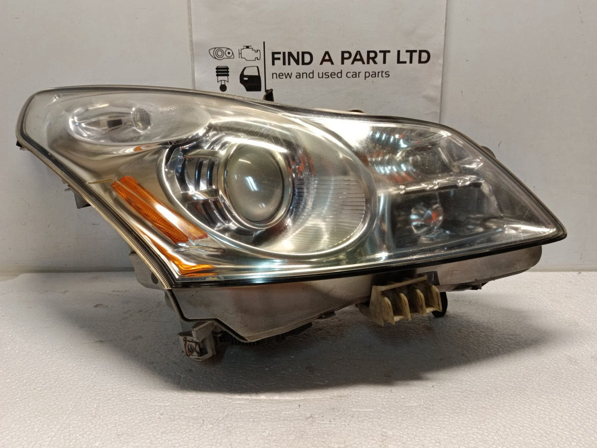 Nov 2006 to 2015 - Nissan Skyline V36 Sedan Imported - Right Headlight - Hid, Elect Adj, Lens #100-63861
