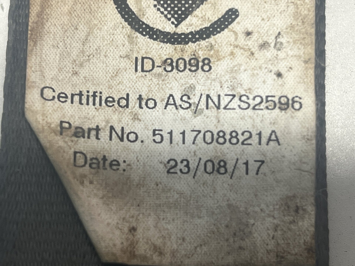 2005 Holden Rodeo RA - Right Rear Seat Belt PN: 511708821A