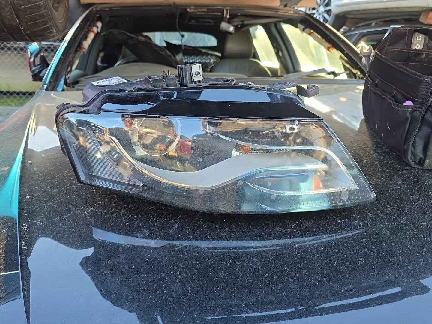 Feb 2008 to Jun 2012- Audi A4 B8 8K- Right Headlight- Xenon-Non Adaptive Type