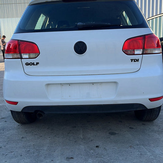 Oct 2009 to Dec 2012- Volkswagen Golf Mk6 GTI Hatchback- Rear Bumper Cover- Non Park Sensor Type