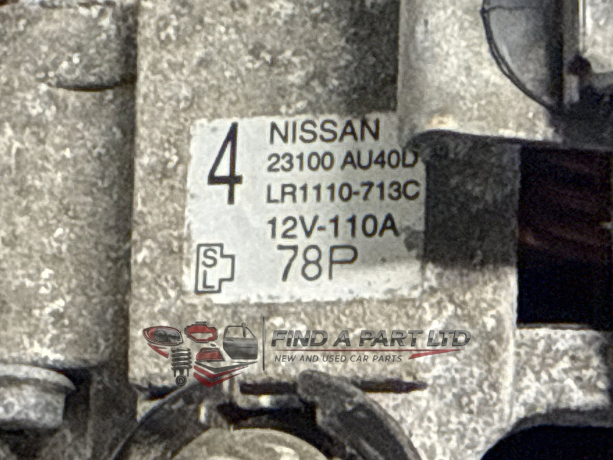 2005 Nissan X-Trail T30 - Alternator PN: 23100 AU40D