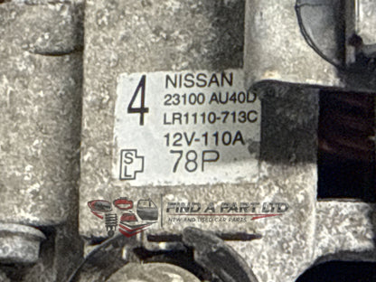 2005 Nissan X-Trail T30 - Alternator PN: 23100 AU40D
