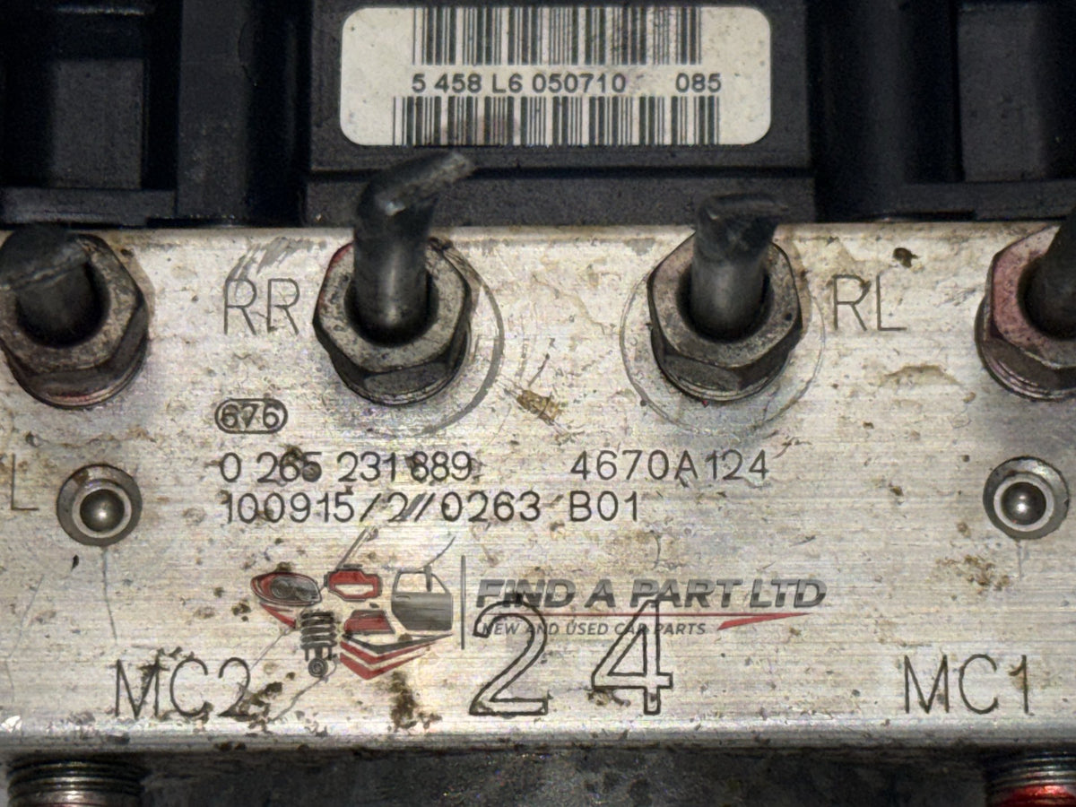 2004-2012 Mitsubishi Colt - ABS Pump/Modulator PN: 4670A124