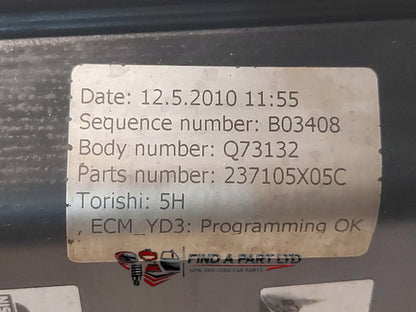 2011 Nissan Navara D40 - ECU PN: 23710 5X05C