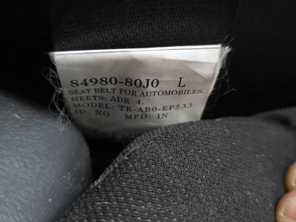 2006-2012 Suzuki SX4 YA11S - Left Rear Seat Belt Stalk PN: 84980-80J0 TK-AB0-EP533