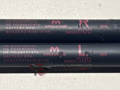 2016 Mitsubishi Outlander GF*W - tailgate strut pair PN: 5802A 559, 5802A600