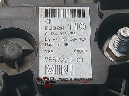 2005 Mini Cooper R50 - Alternator PN: 0 124 325 158, 7559223-01